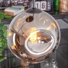 Ripoll lampa wisząca, kula świetlna, lampa wisząca kaskadowa chrom, przydymiony, 3-punktowe