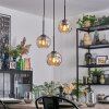 Ripoll Lampa wisząca, Kula świetlna, Lampa wiszącego klastra W kolorze bursztynu, 3-punktowe