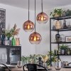 Koyoto Lampa wisząca, Kula świetlna, Lampa wiszącego klastra Przezroczysty, W kolorze miedzi, 3-punktowe