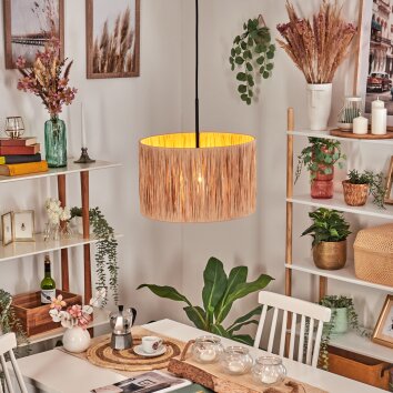 Granja lampa wisząca, lampa wisząca naturalny, 1-punktowy