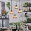 Koyoto lampa wisząca, kula świetlna, lampa wisząca kaskadowa bursztynowy, 4-punktowe