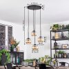 Koyoto lampa wisząca, kula świetlna, lampa wisząca kaskadowa bursztynowy, 4-punktowe