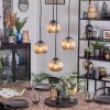 Koyoto Lampa wisząca, Kula świetlna, Lampa wiszącego klastra W kolorze bursztynu, 4-punktowe