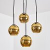 Koyoto Lampa wisząca, Kula świetlna, Lampa wiszącego klastra Złoty, 4-punktowe