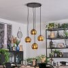 Koyoto Lampa wisząca, Kula świetlna, Lampa wiszącego klastra Złoty, 4-punktowe