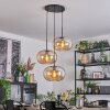 Apedo lampa wisząca, kula świetlna, lampa wisząca kaskadowa bursztynowy, 3-punktowe
