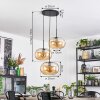 Apedo Lampa wisząca, Kula świetlna, Lampa wiszącego klastra W kolorze bursztynu, 3-punktowe
