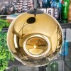 Ripoll Lampa wisząca, Kula świetlna, Lampa wiszącego klastra Złoty, Przezroczysty, 3-punktowe