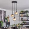 Koyoto Lampa wisząca, Kula świetlna, Lampa wiszącego klastra W kolorze bursztynu, Przezroczysty, 3-punktowe