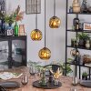 Ripoll lampa wisząca, kula świetlna, lampa wisząca kaskadowa złoty, 3-punktowe