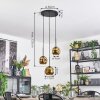 Ripoll lampa wisząca, kula świetlna, lampa wisząca kaskadowa złoty, 3-punktowe