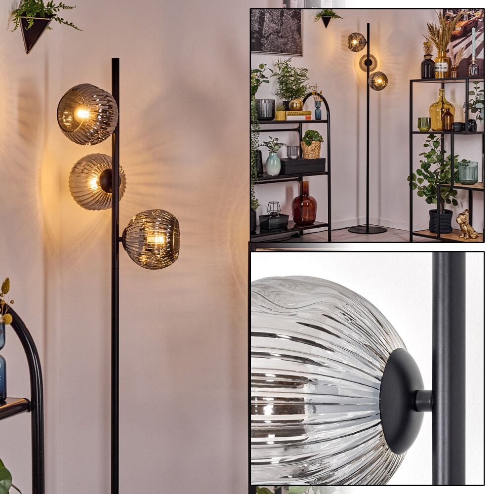 Ripoll Lampa stojąca Przydymiony, 3-punktowe main product photo
