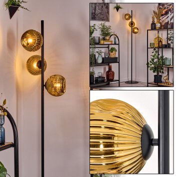 Ripoll Lampa stojąca Złoty, 3-punktowe