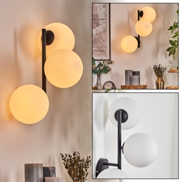 Gastor Kula świetlna, Lampa ścienna Biały, 3-punktowe