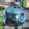 Ripoll lampa wisząca, kula świetlna, lampa wisząca kaskadowa niebeieski, zielony, miedziany, 3-punktowe