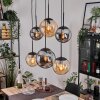 Gastor Lampa wisząca, Kula świetlna, Lampa wisząca W kolorze bursztynu, Przydymiony, 6-punktowe