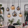 Gastor Lampa wisząca, Kula świetlna, Lampa wisząca W kolorze bursztynu, Przydymiony, 6-punktowe