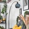 Koyoto lampa stojąca, lampa podłogowa łukowa czarny, 1-punktowy