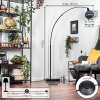 Koyoto lampa stojąca, lampa podłogowa łukowa czarny, 1-punktowy