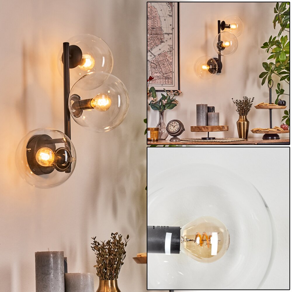 Gastor Kula świetlna, Lampa ścienna Przezroczysty, 3-punktowe main product photo