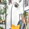 Ripoll lampa stojąca, lampa podłogowa łukowa czarny, 1-punktowy