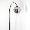 Ripoll lampa stojąca, lampa podłogowa łukowa czarny, 1-punktowy