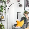 Ripoll lampa stojąca, lampa podłogowa łukowa czarny, 1-punktowy
