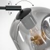 Ripoll lampa stojąca, lampa podłogowa łukowa czarny, 1-punktowy