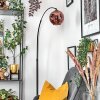 Ripoll lampa stojąca, lampa podłogowa łukowa czarny, 1-punktowy
