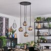 Ripoll lampa wisząca, kula świetlna, lampa wisząca kaskadowa przydymiony, 4-punktowe