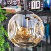 Ripoll lampa wisząca, kula świetlna, lampa wisząca kaskadowa bursztynowy, 4-punktowe
