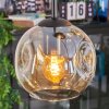 Ripoll lampa wisząca, kula świetlna, lampa wisząca kaskadowa bursztynowy, 4-punktowe