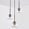 Ripoll lampa wisząca, kula świetlna, lampa wisząca kaskadowa przezroczysty, 3-punktowe