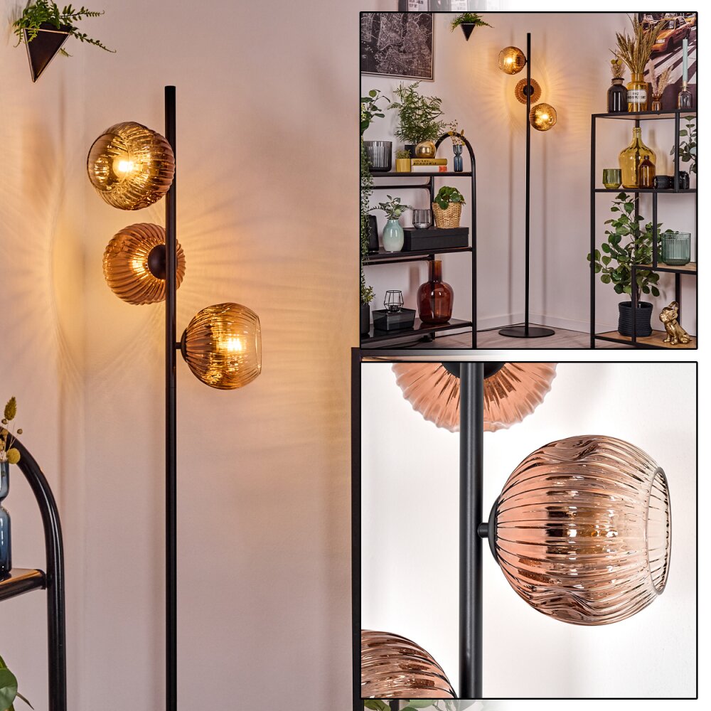 Ripoll Lampa stojąca Przezroczysty, W kolorze miedzi, 3-punktowe main product photo