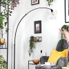 Ripoll lampa stojąca, lampa podłogowa łukowa czarny, 1-punktowy