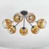 Ripoll Lampa sufitowa, Kula świetlna Złoty, Przezroczysty, 7-punktowe