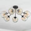 Ripoll Lampa sufitowa, Kula świetlna W kolorze bursztynu, Przezroczysty, 7-punktowe