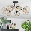 Ripoll Lampa sufitowa, Kula świetlna W kolorze bursztynu, Przezroczysty, 7-punktowe