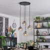 Ripoll Lampa wisząca, Kula świetlna, Lampa wiszącego klastra Przezroczysty, Przydymiony, 4-punktowe