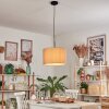 Soungou lampa wisząca, lampa wisząca beżowy, 1-punktowy