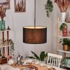 Bassagoda Lampa wisząca, Lampa wisząca Czarny, Biały, 1-punktowy