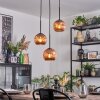 Ripoll lampa wisząca, kula świetlna, lampa wisząca kaskadowa miedziany, 3-punktowe
