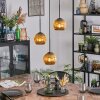 Ripoll lampa wisząca, kula świetlna, lampa wisząca kaskadowa złoty, 3-punktowe