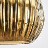 Ripoll lampa wisząca, kula świetlna, lampa wisząca kaskadowa złoty, 3-punktowe