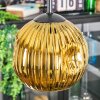 Ripoll lampa wisząca, kula świetlna, lampa wisząca kaskadowa złoty, 3-punktowe