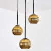 Ripoll lampa wisząca, kula świetlna, lampa wisząca kaskadowa złoty, 3-punktowe