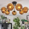 Ripoll Lampa sufitowa, Kula świetlna Złoty, 7-punktowe