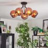 Ripoll lampa sufitowa, kula świetlna miedziany, 5-punktowe