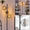 Ripoll Lampa stojąca Chrom, Przezroczysty, Przydymiony, 3-punktowe