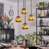 Koyoto lampa wisząca, kula świetlna, lampa wisząca kaskadowa złoty, 4-punktowe